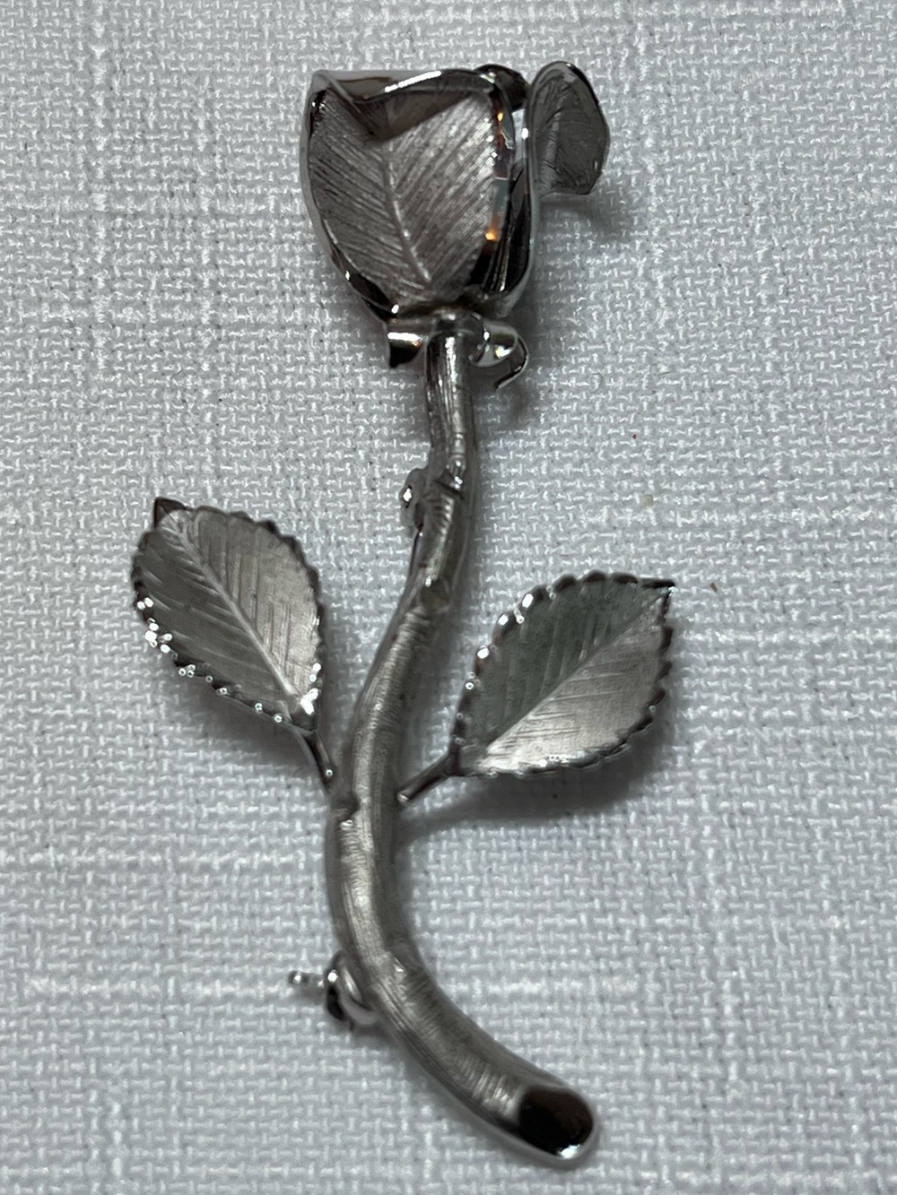 Vintage Bond Boyd sterling brooch.
Rose. MCM
Stamped